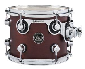 DW DRPS0810STTB Performance Series Tobacco Satin 8 x 10 inch Mounted Tom with STM